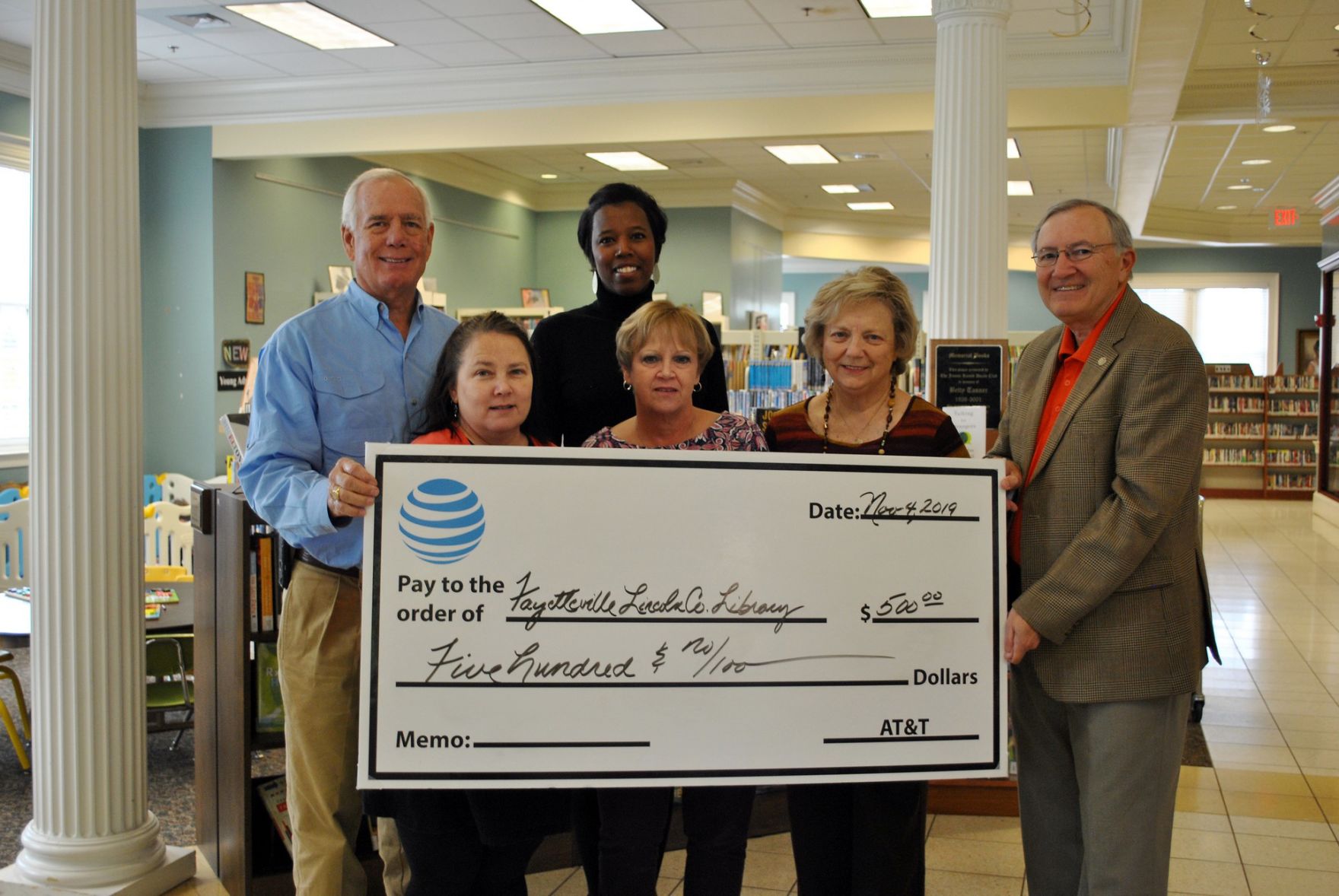 Library receives donation